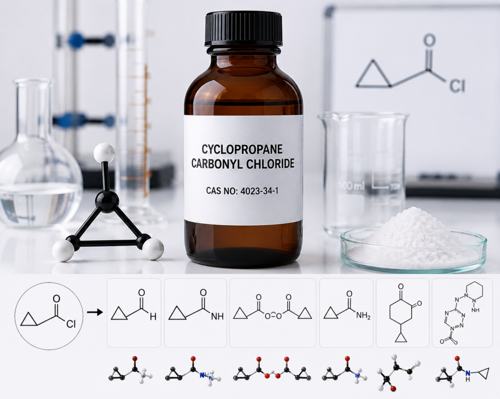 cyclopropane carbonyl chloride, cas no 4023 34 1
